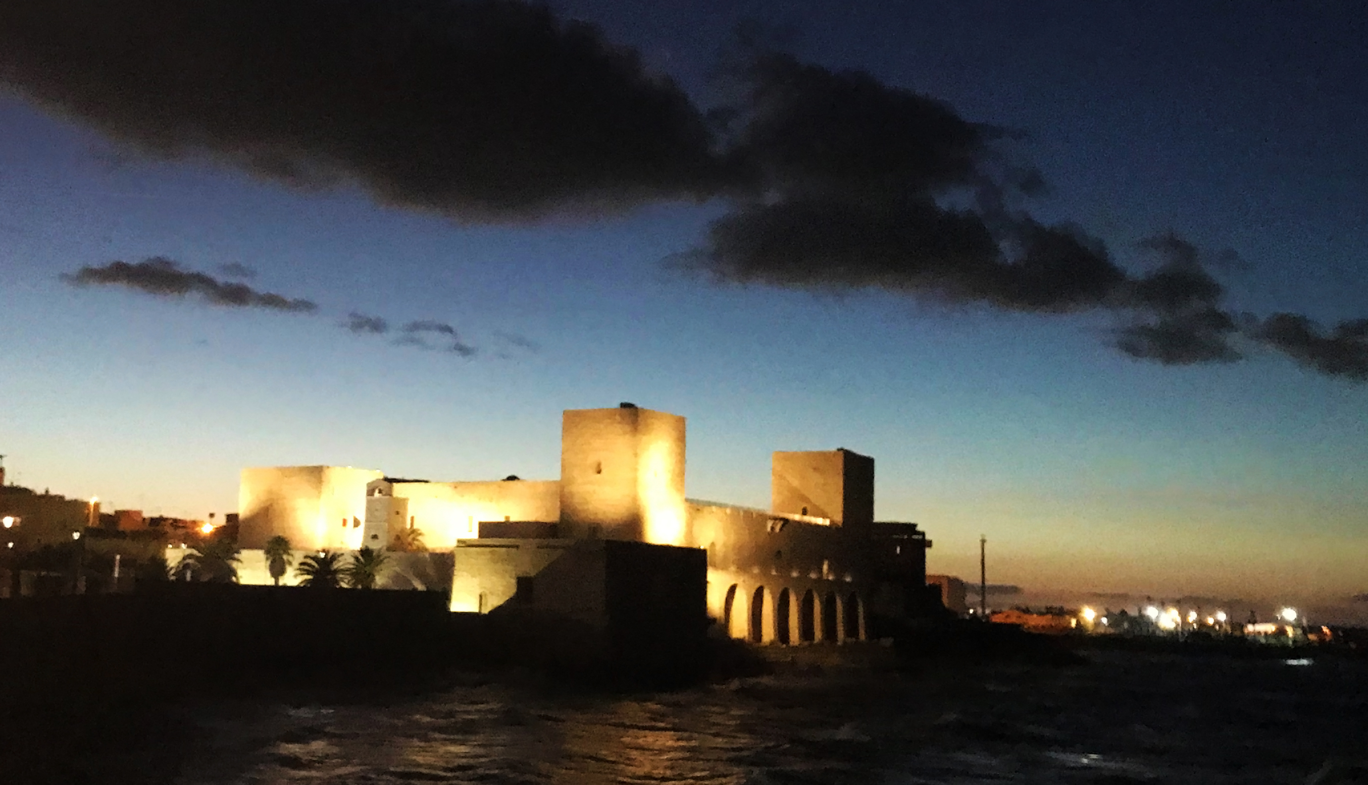 Il Castello svevo di Trani si accende di luce